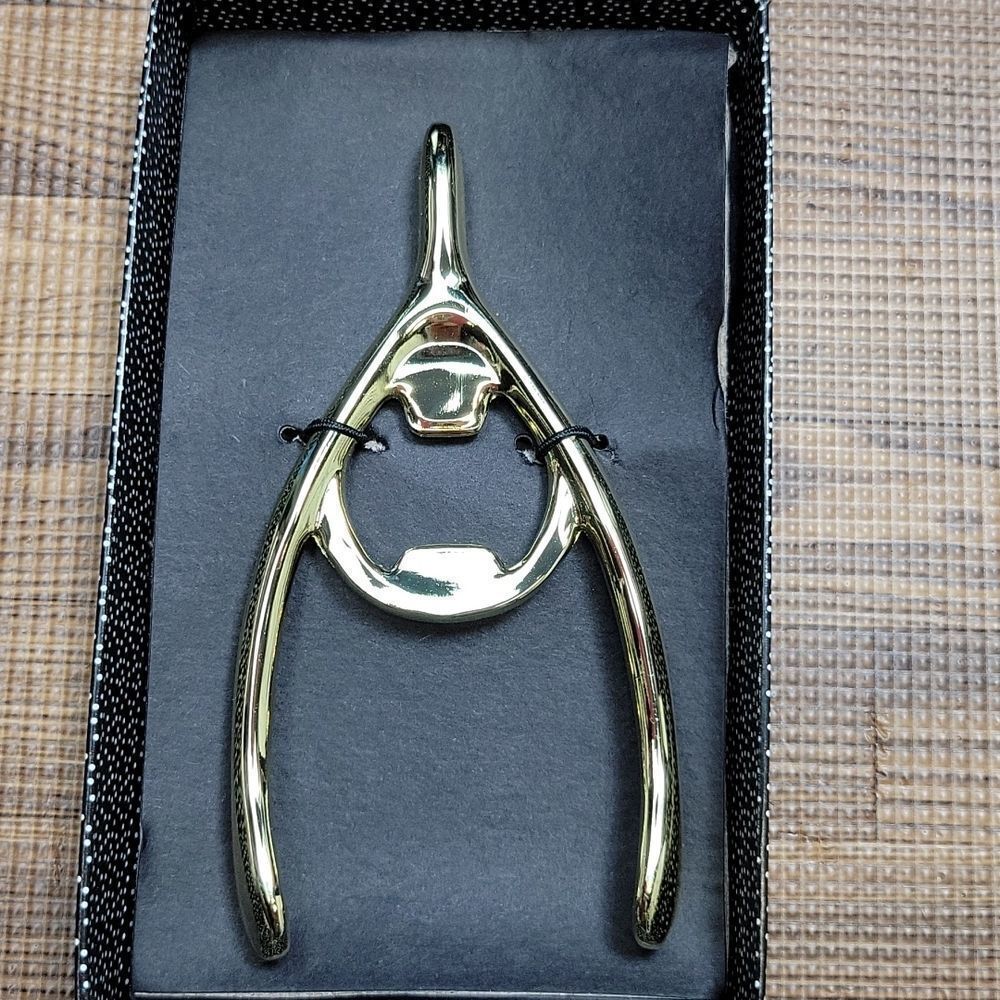 NWT! Dei Wishbone shaped bottle opener